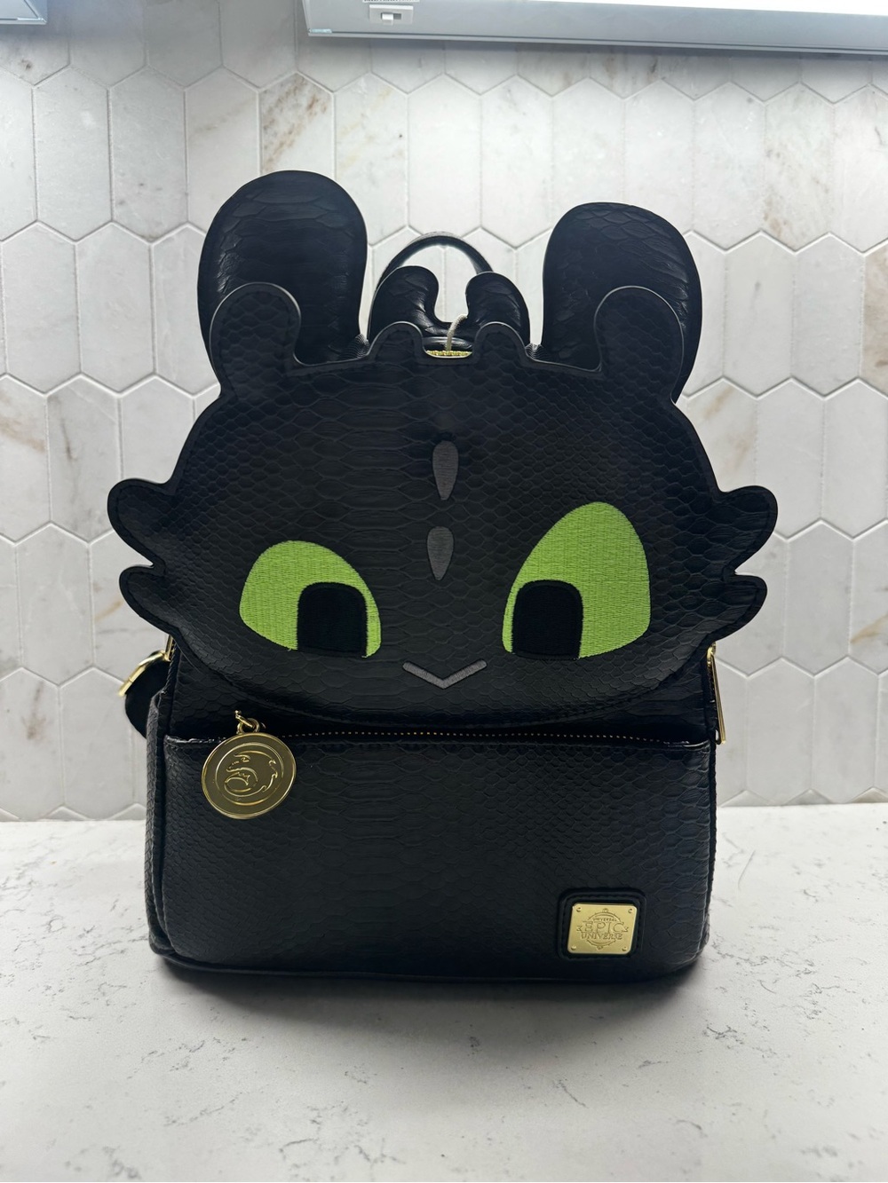 Toothless Limited Edition glow in the dark Loungefly with ears